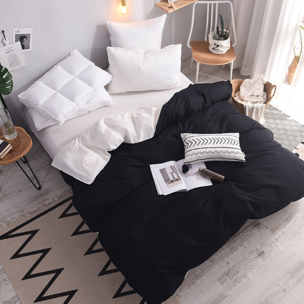 Duvet Cover White Comforter Cover King 240x260 High Quality Skin Friendly