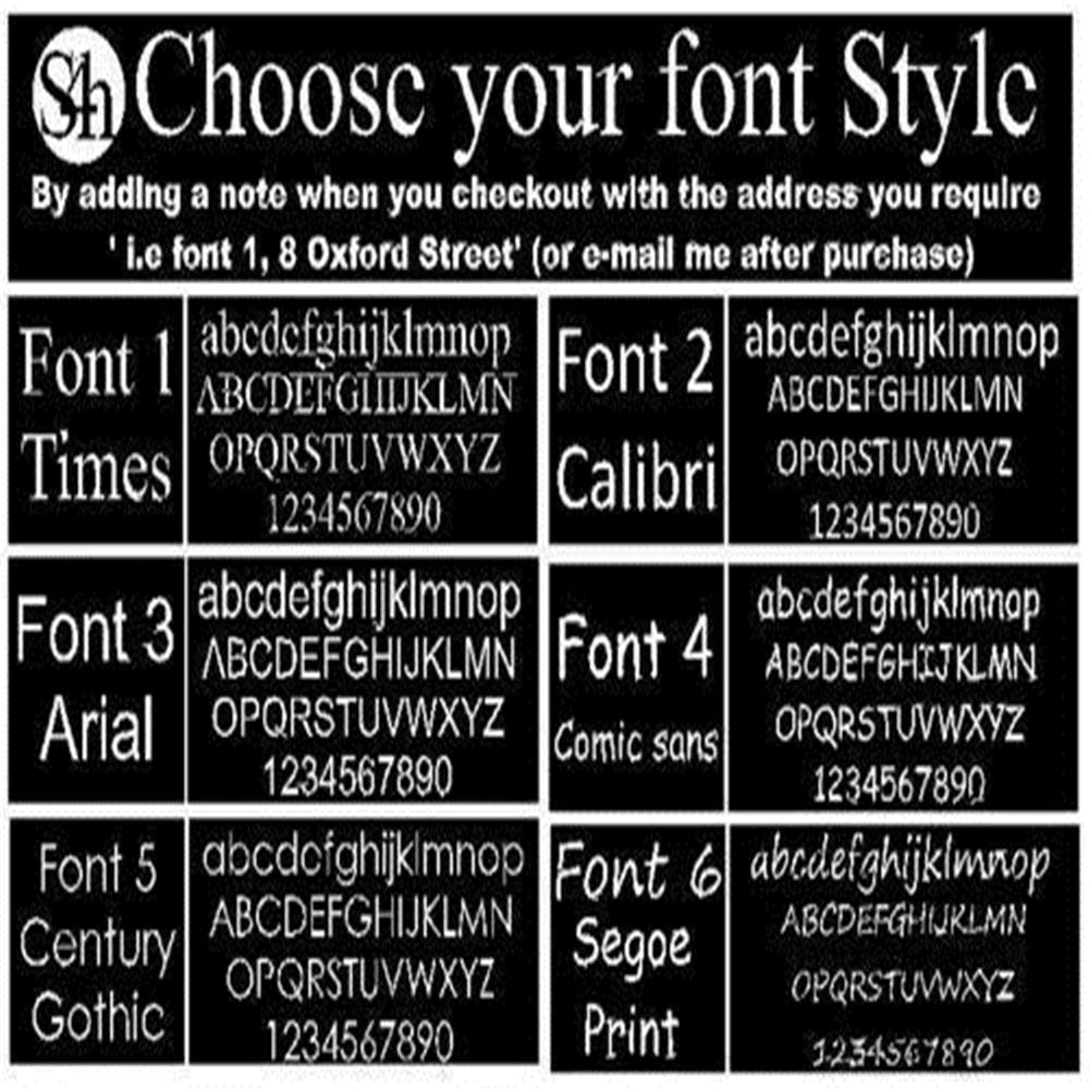 DIY House Number Acrylic