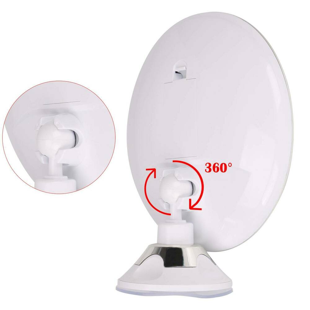 Flexible Makeup Mirror 10x Magnifying Mirrors 14 Led Lighted Touch Screen