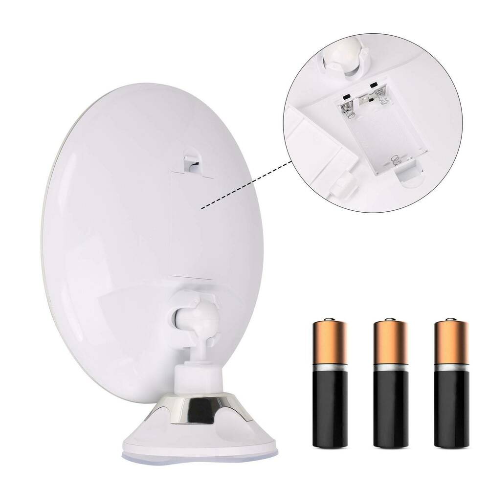 Flexible Makeup Mirror 10x Magnifying Mirrors 14 Led Lighted Touch Screen