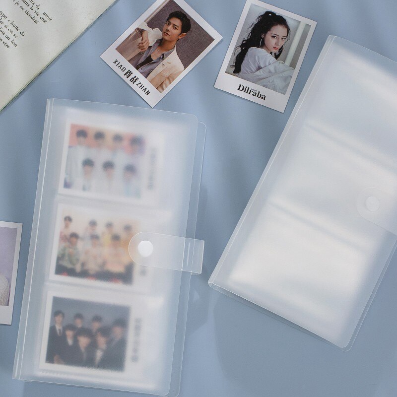 Mini transparent photo album