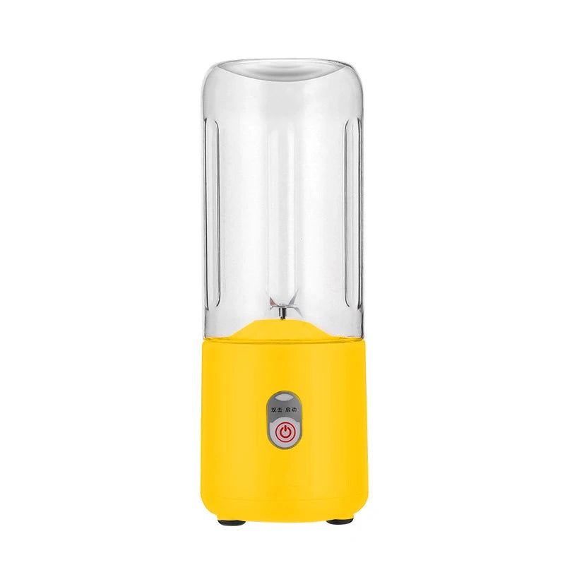 500Ml Portable Blender 6 Blades Usb Rechargeable Fresh Fruit Juice Electric Blender