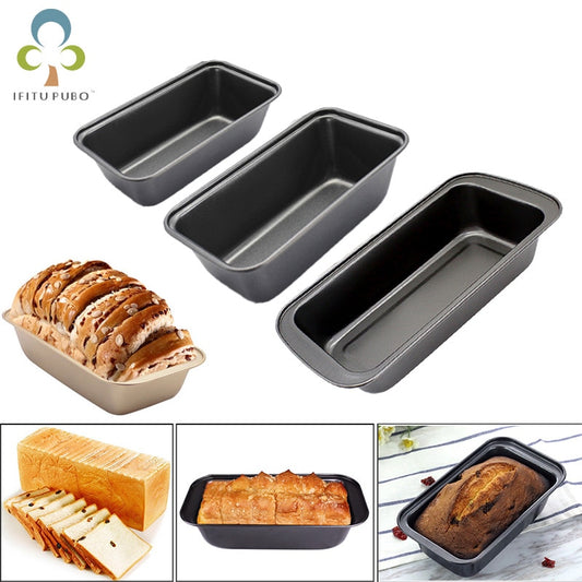 1pc Loaf Pan Rectangle  Bread Mold Cake Carbon Steel Baking Non Stick