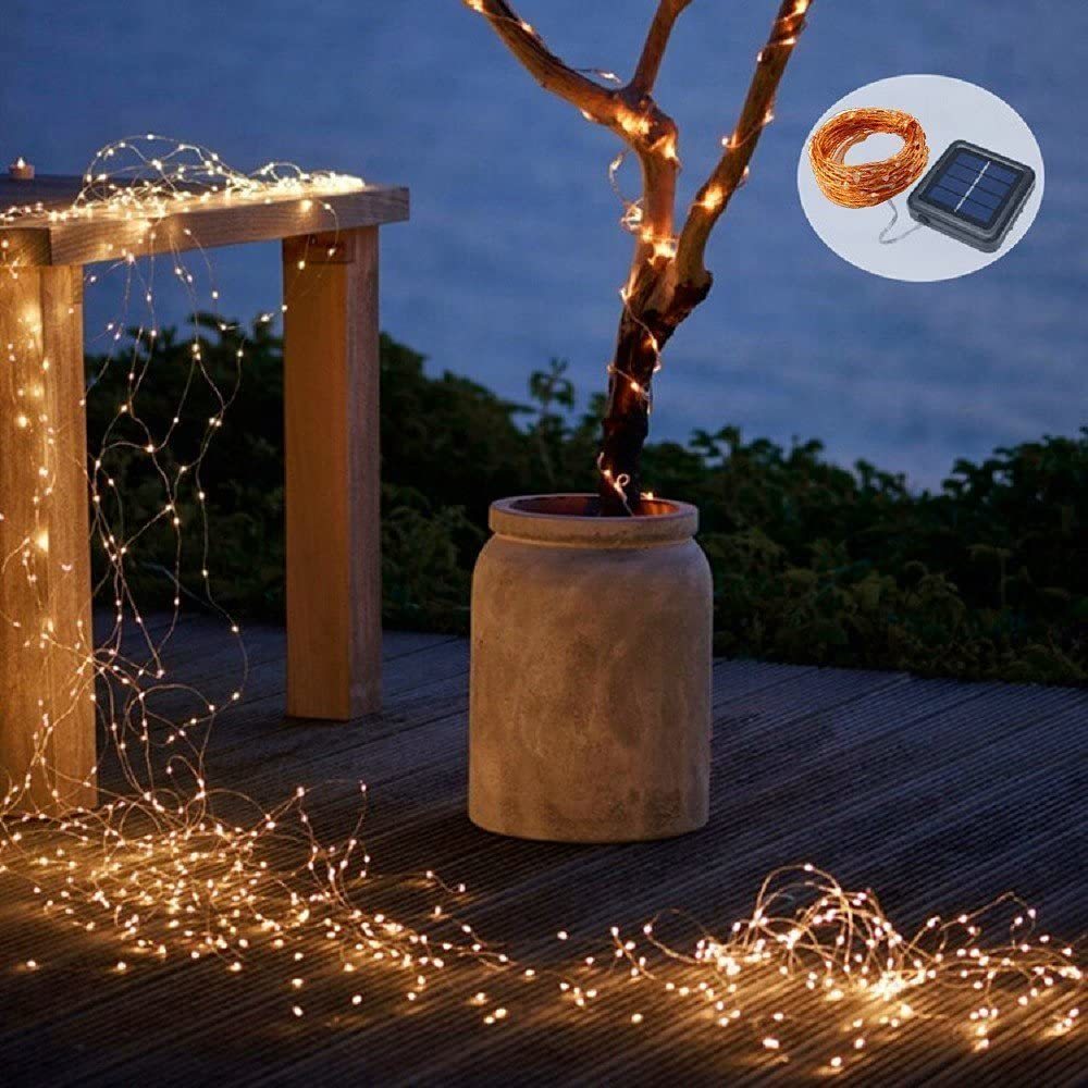 50/100/200/330 LED Solar Light Outdoor Lamp String Lights Waterproof