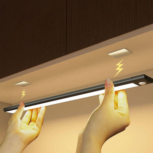 Led Light Under Cabinet Motion Sensor USB Rechargeable Kitchen Lighting Lamp