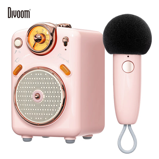 Divoom Fairy-OK Portable Bluetooth Speaker with Microphone Karoake